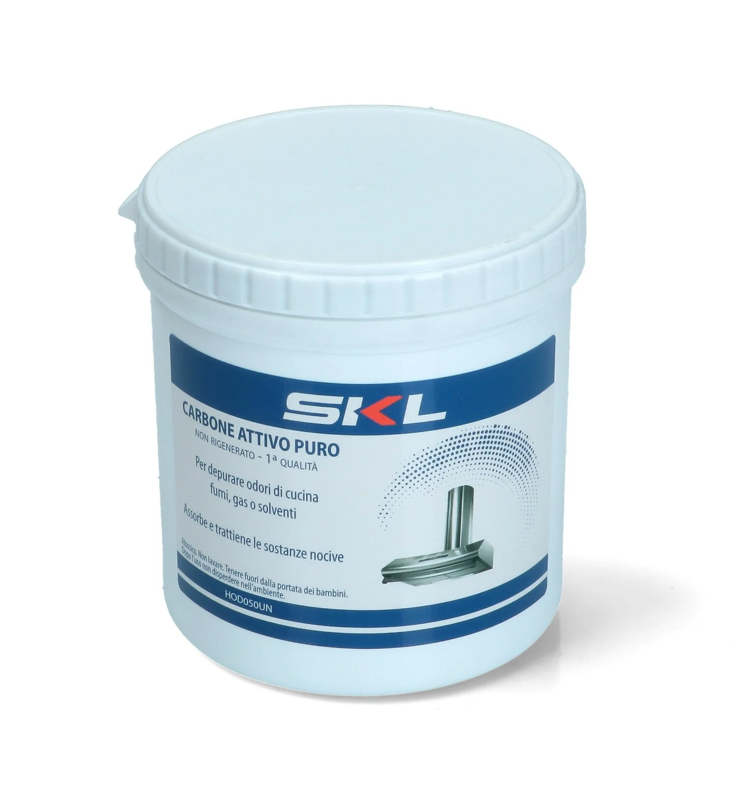 SKL carbone attivo puro in granuli 400gr per filtri cappa aspirante anti odori - Image 2