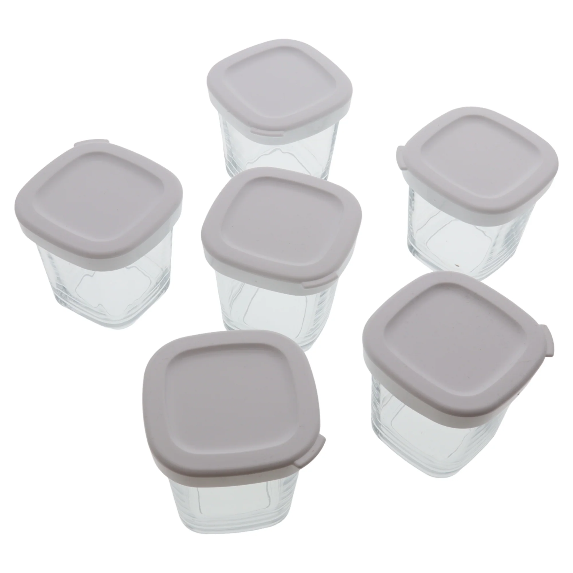 Tefal set 6x vasetti in vetro yogurth per yogurtiera Multi Delices YG65 CuCo YG66