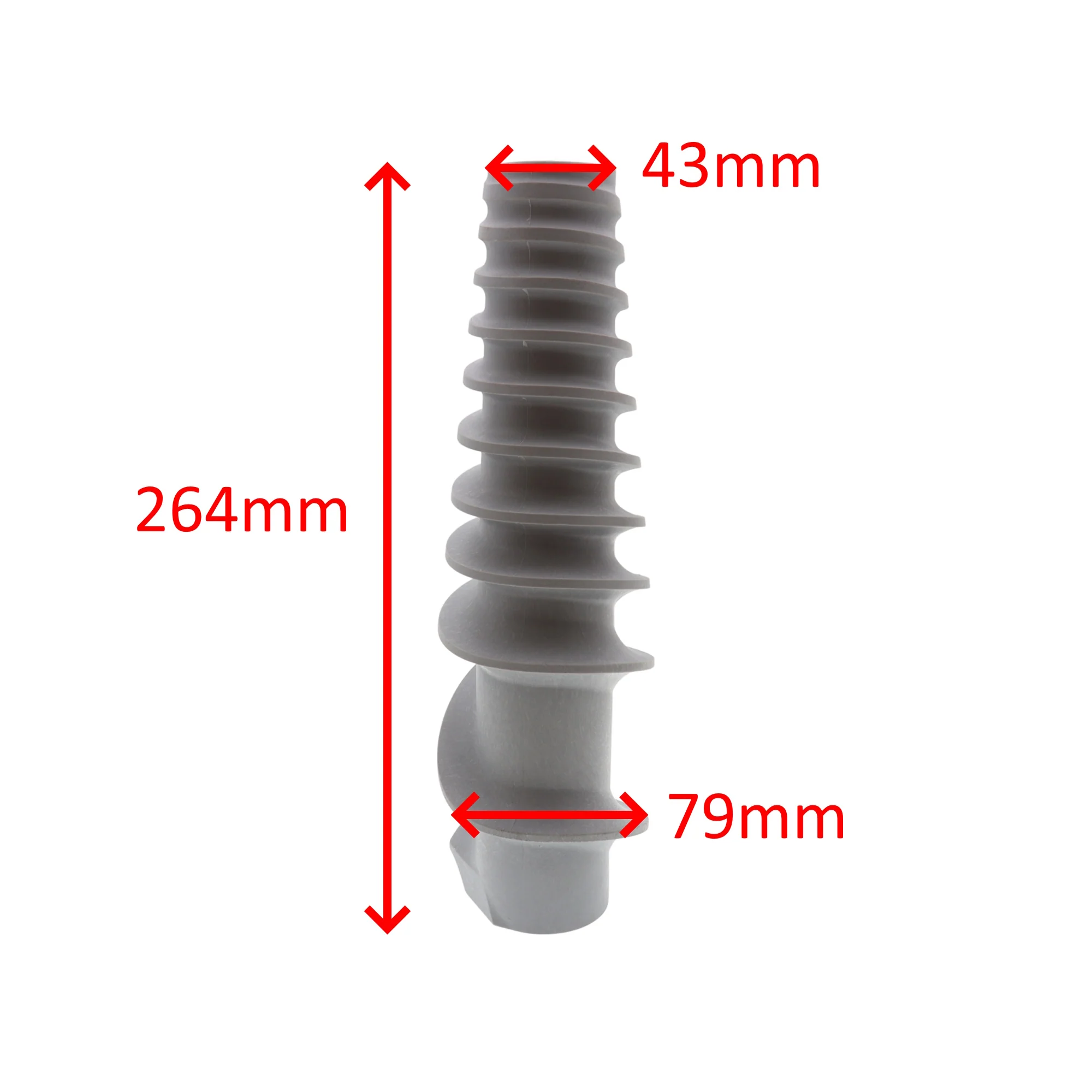 Tre Spade coclea vite pala F17617 264mm passapomodoro Big 40 80 F17500 F17000 F19200 - Image 5