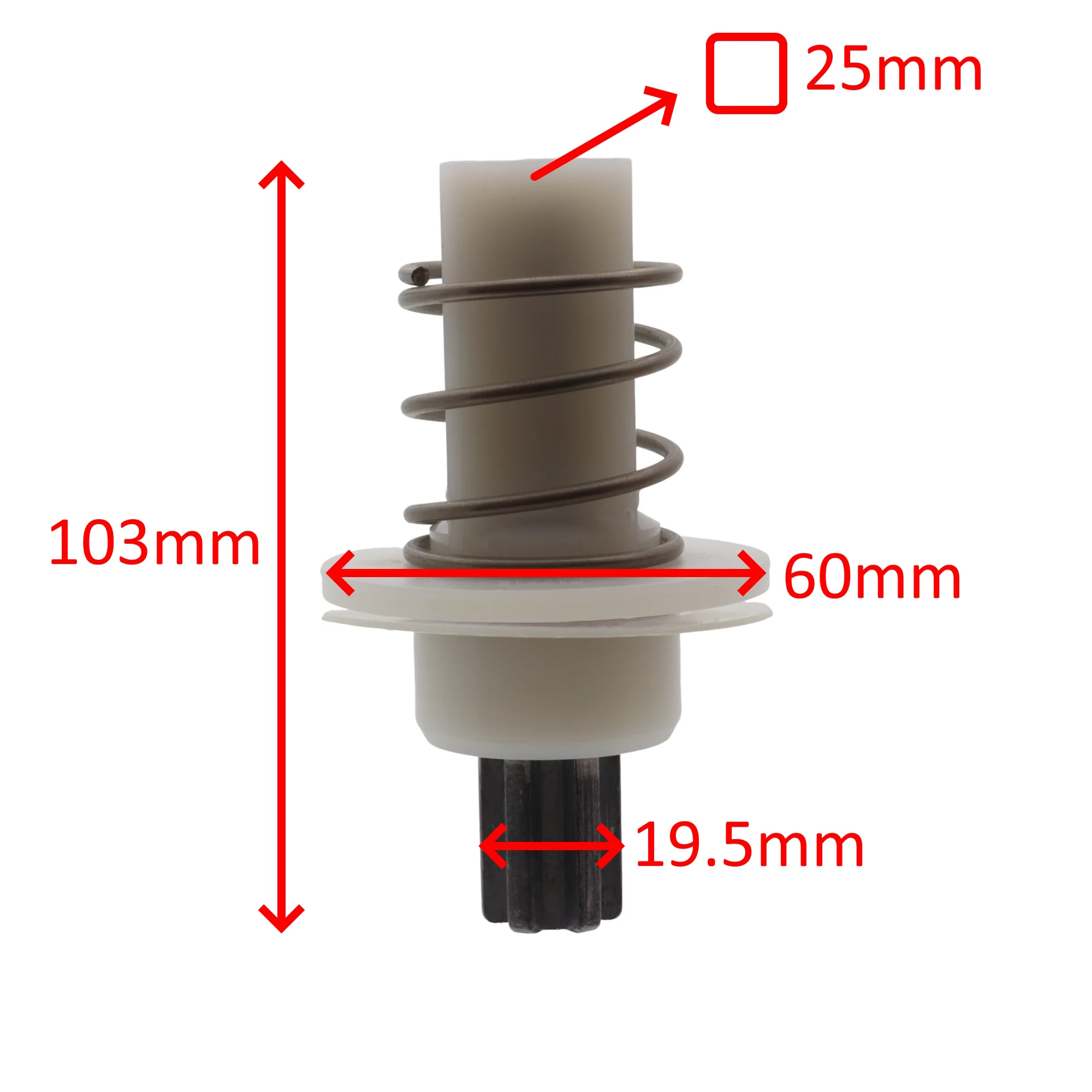 Tre Spade perno giunto asse trasmissione F17716 passapomodoro Big 40 80 F17500 - Image 8